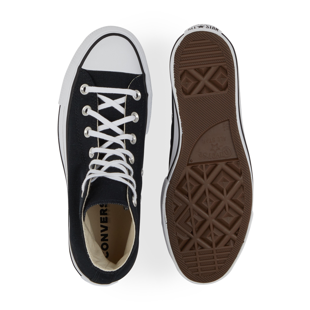 Converse Chuck Taylor Lift Hi - Noir/blanc