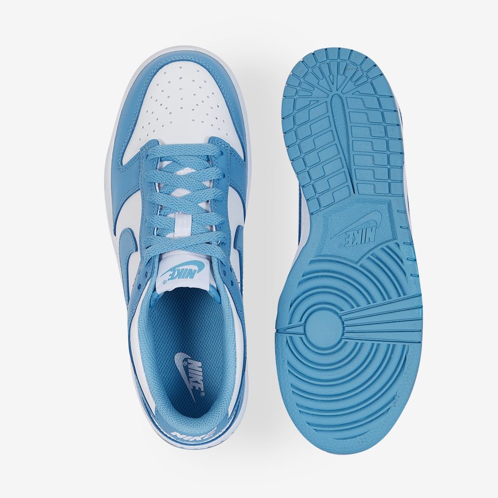 Nike Dunk Low Unc - Blanc/bleu