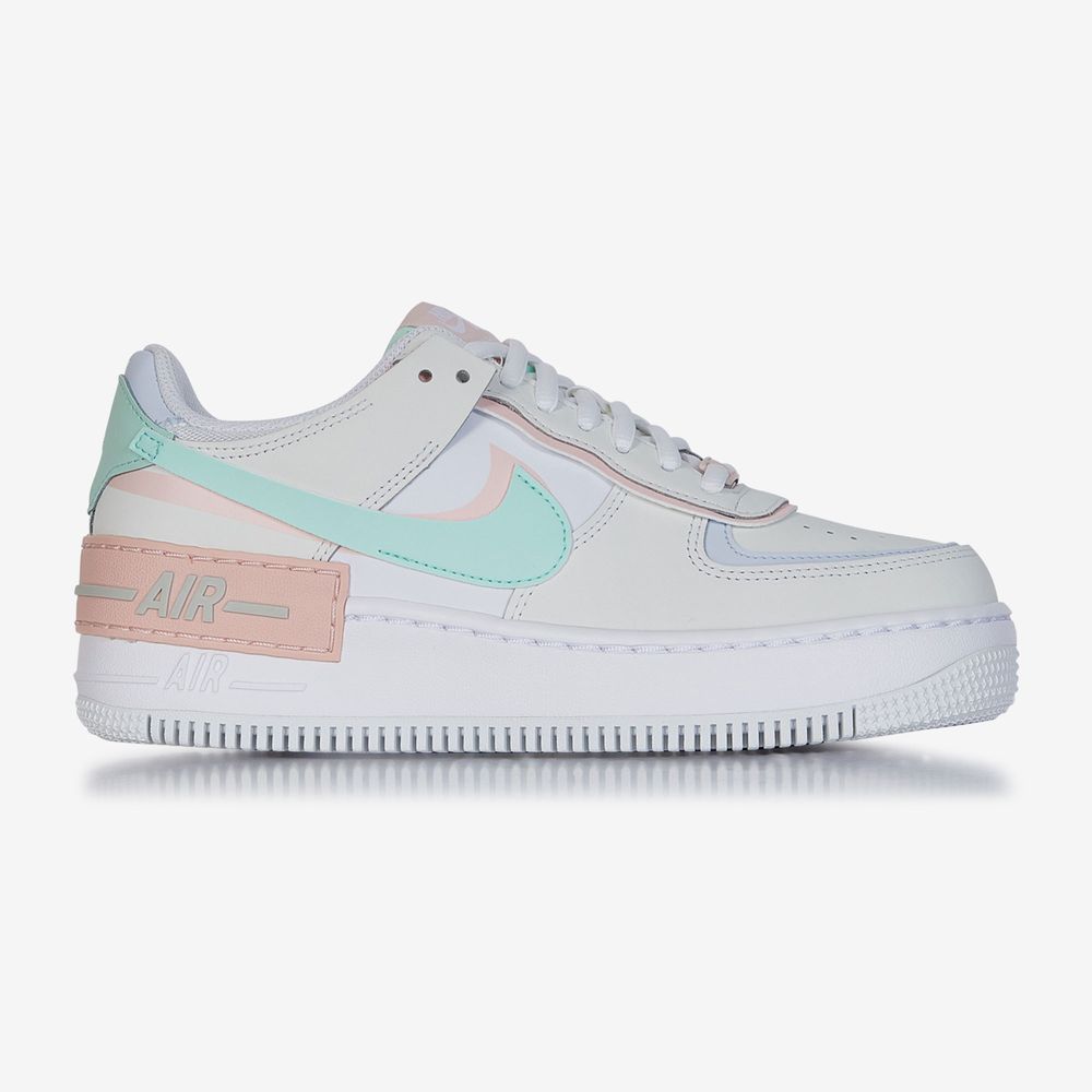Nike Air Force 1 Shadow - Beige/vert