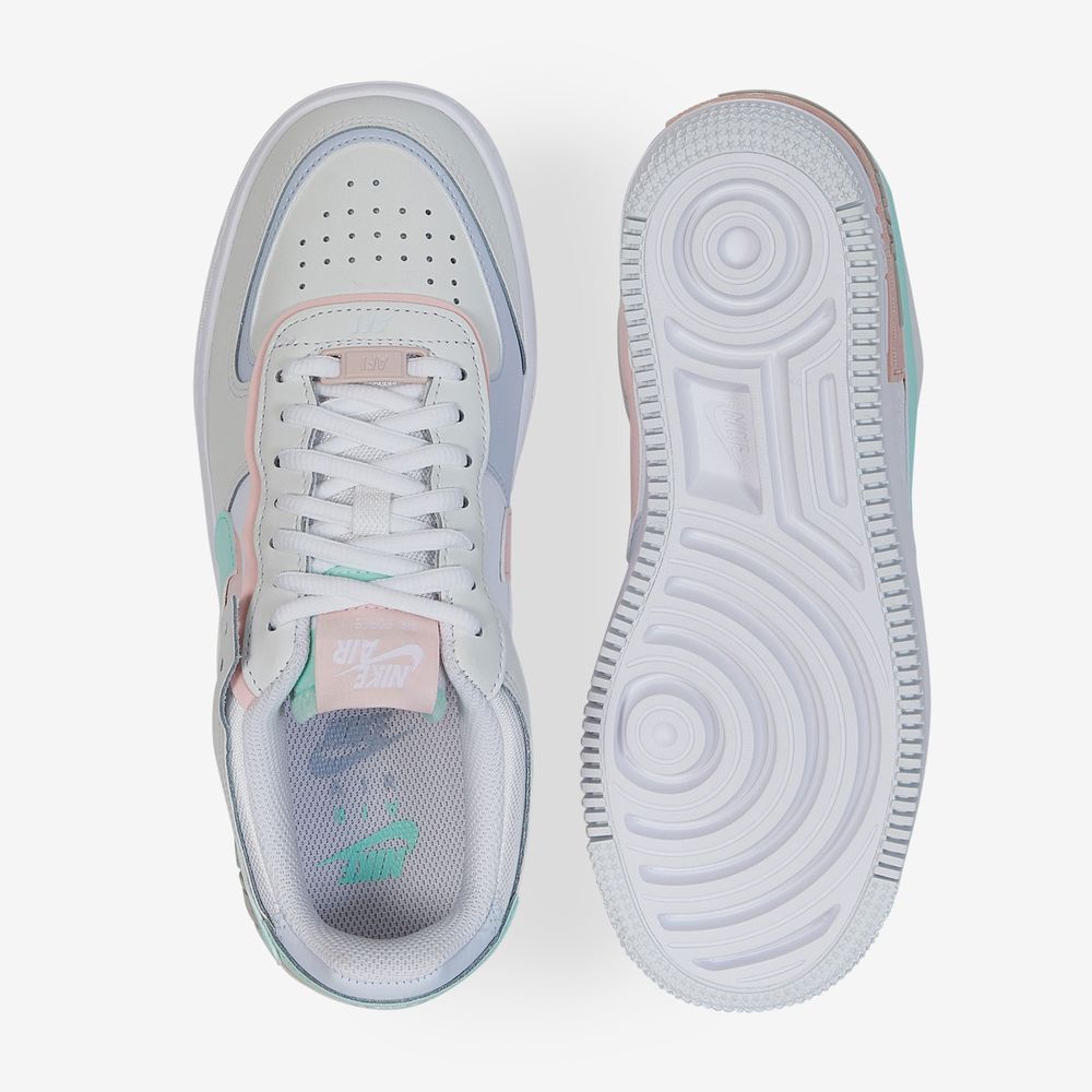 Nike Air Force 1 Shadow - Beige/vert