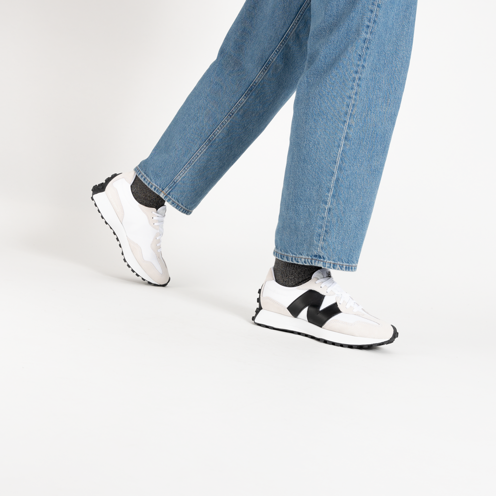 New Balance 327 - Blanc/noir