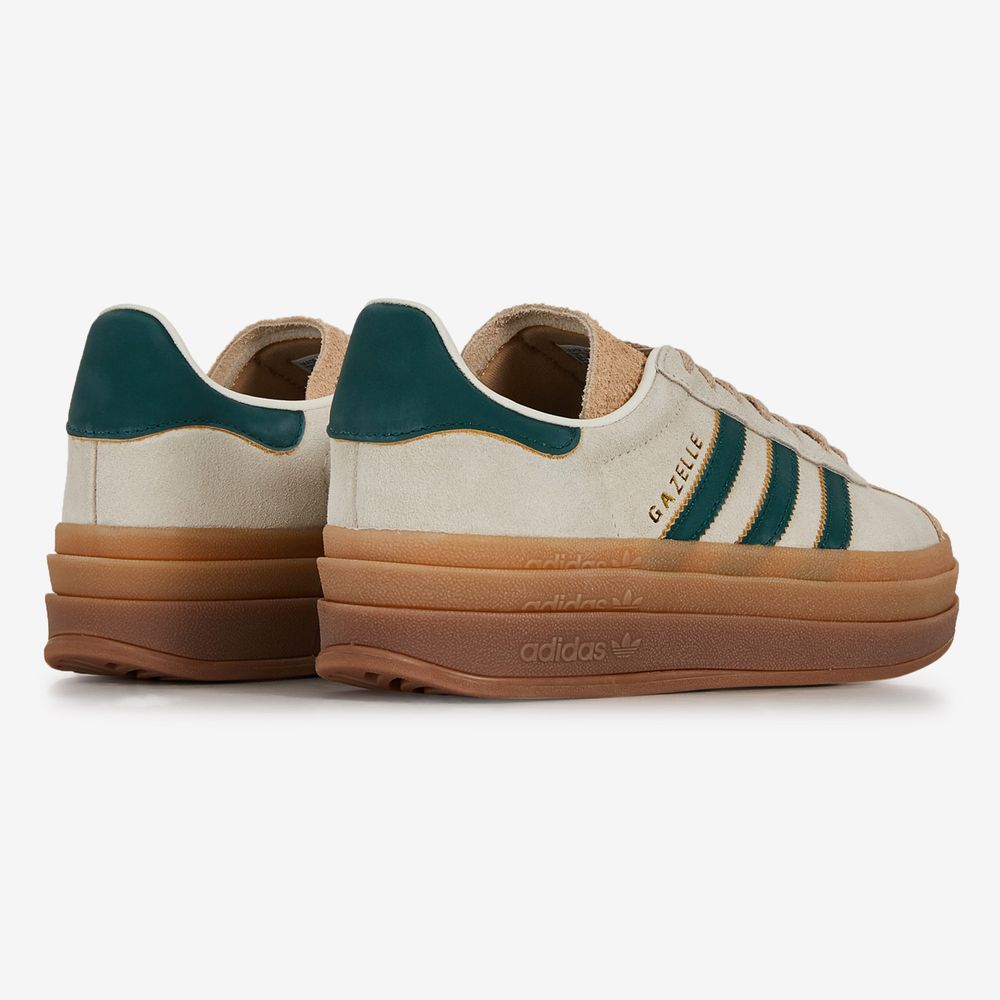 Adidas Originals Gazelle Bold - Beige/vert