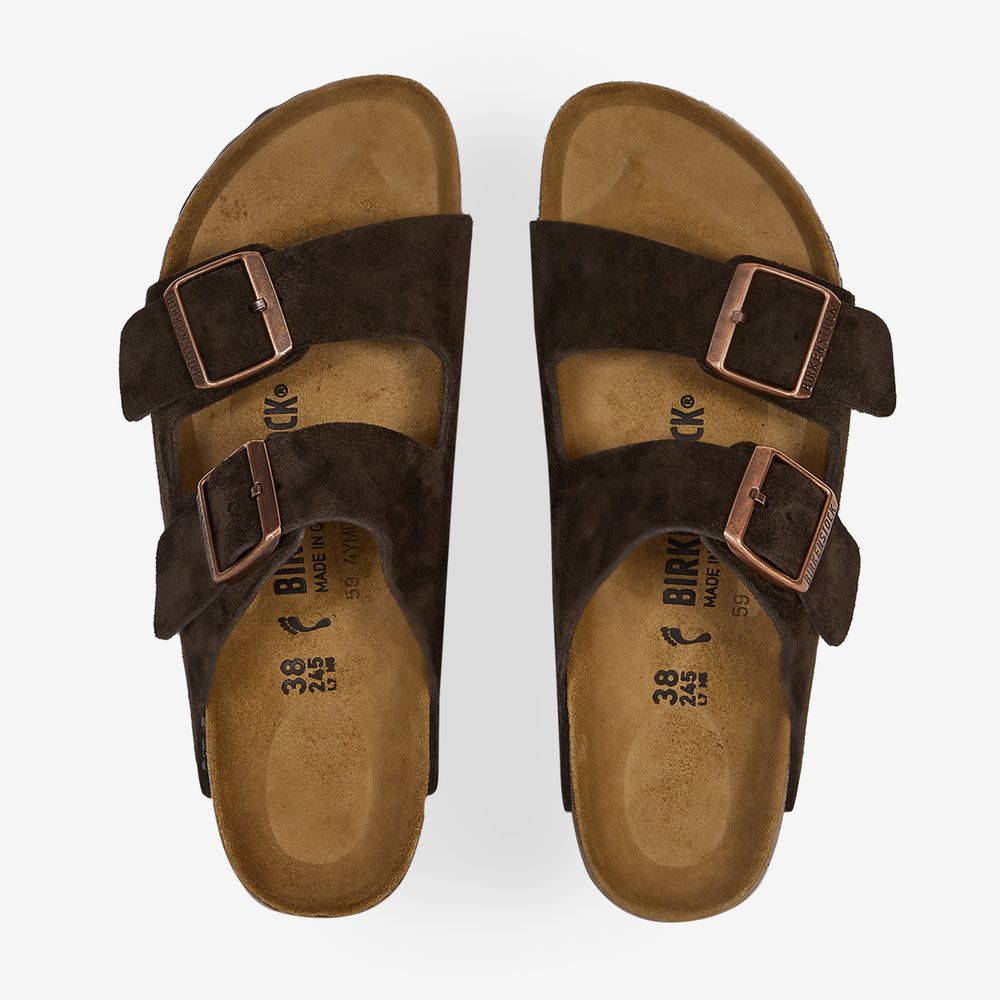 Birkenstock Arizona Suede Mocca - Marron