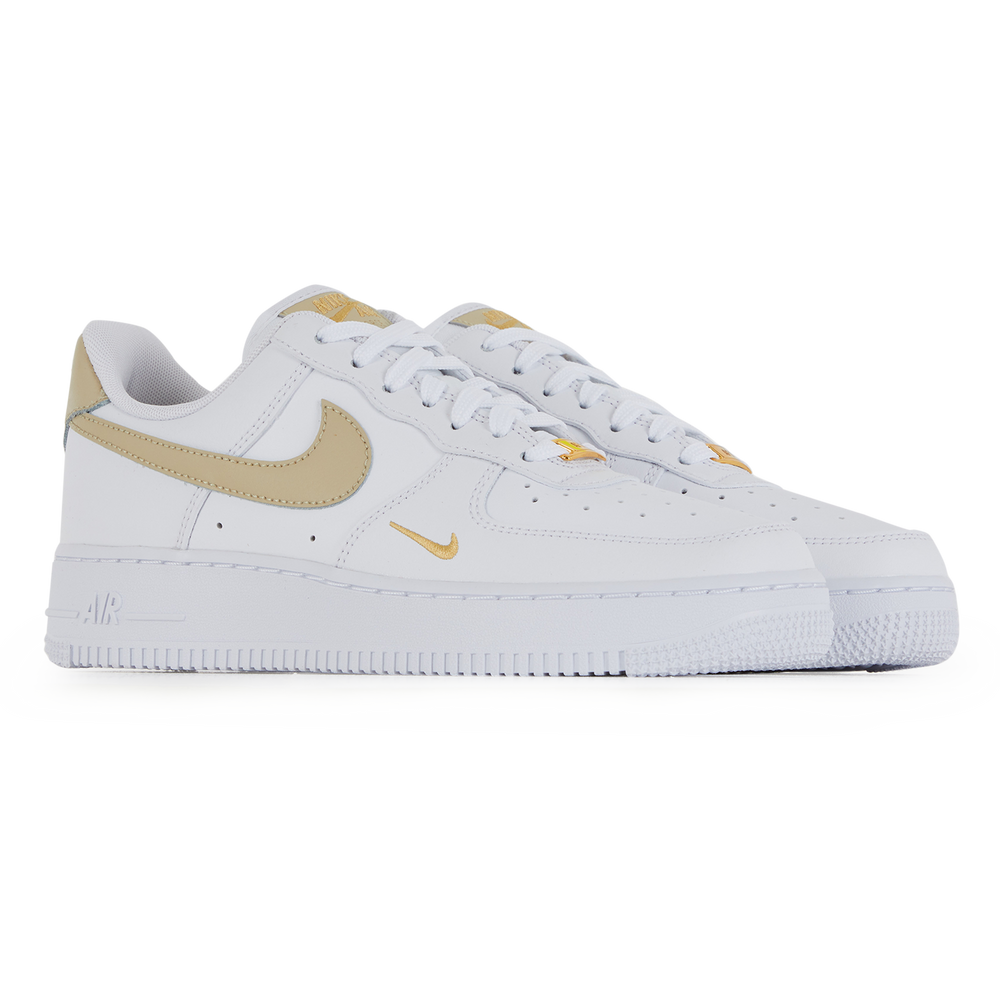 Nike Air Force 1 Low Mini Swoosh - Blanc/beige