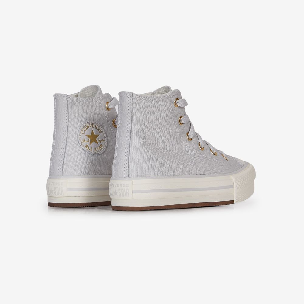 Converse Chuck Taylor All Star Eva Lift Hi - Gris/orange