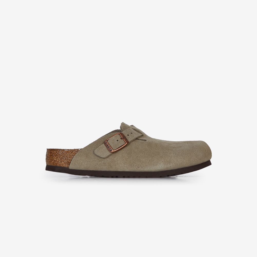 Birkenstock Boston Suede - Taupe