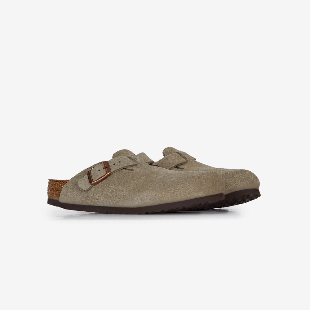 Birkenstock Boston Suede - Taupe