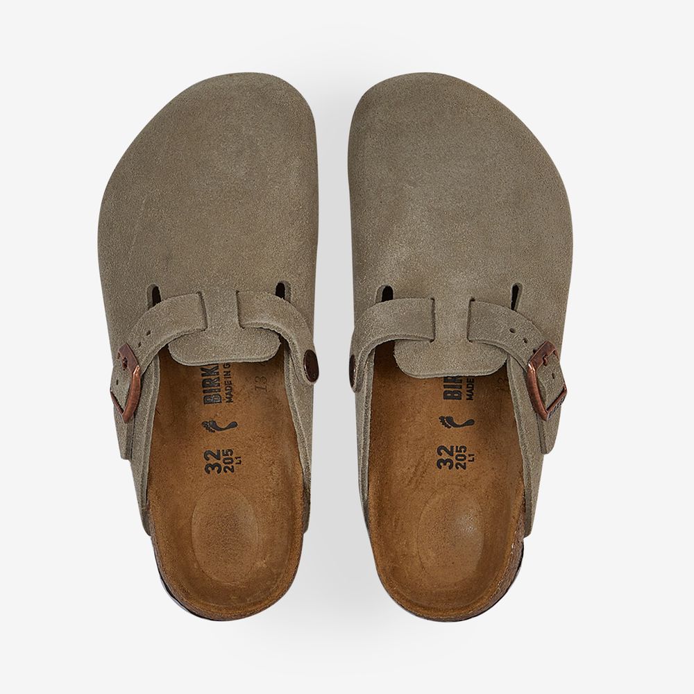 Birkenstock Boston Suede - Taupe