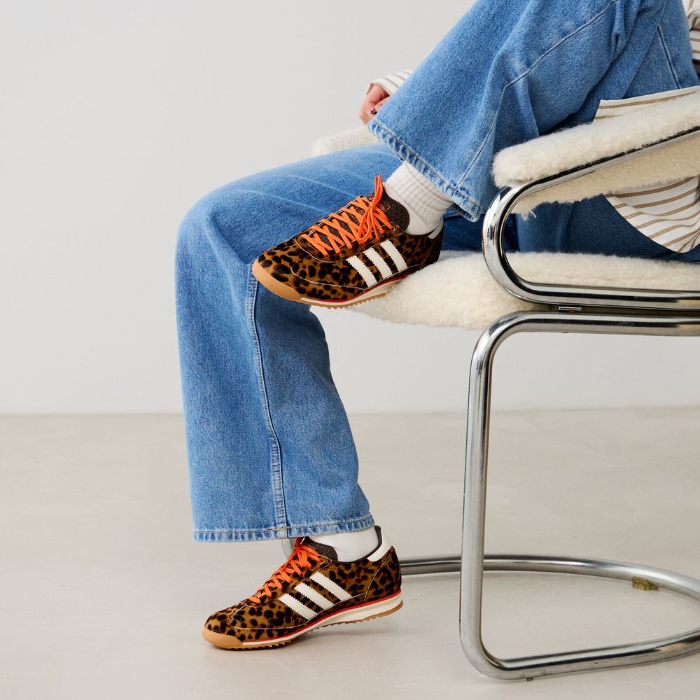Adidas Originals Sl 72 OG Leopard Pony Hair - Marron/blanc