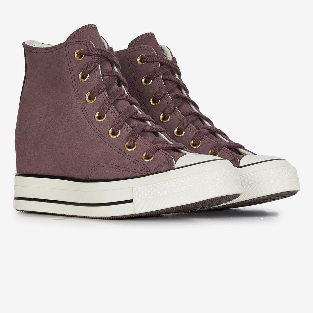 Converse Chuck Taylor All Star Wedge Suede - Marron