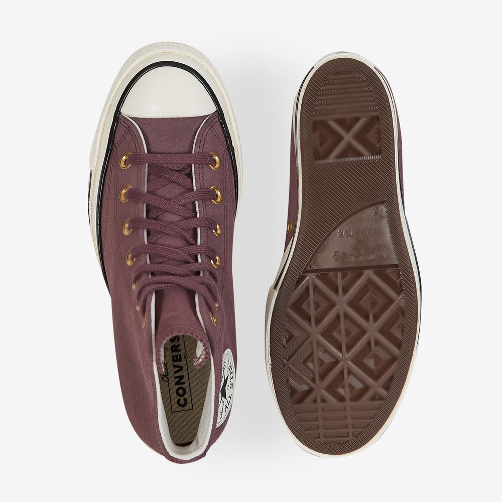 Converse Chuck Taylor All Star Wedge Suede - Marron