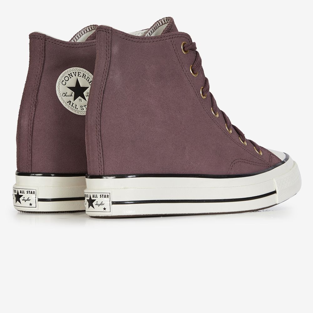 Converse Chuck Taylor All Star Wedge Suede - Marron