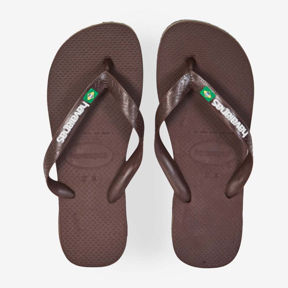 Havaianas Brasil Logo - Marron