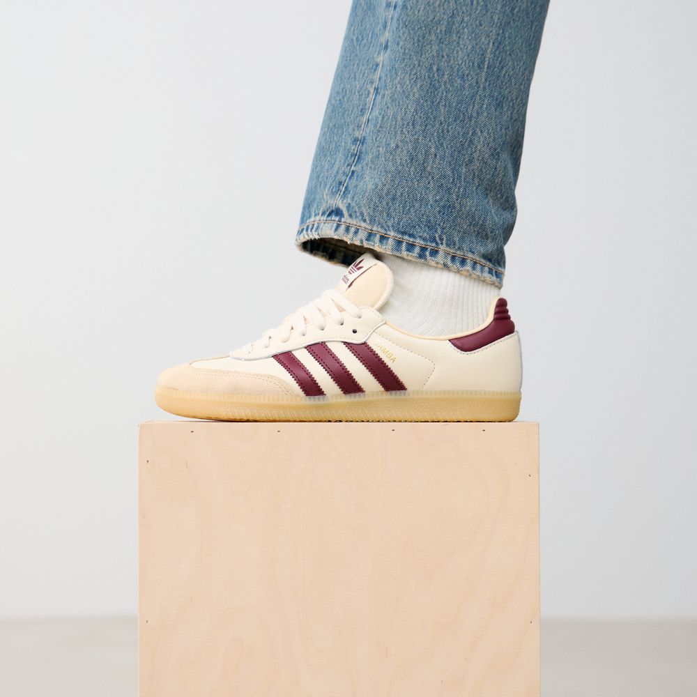 Adidas Originals Samba OG - Beige/bordeaux