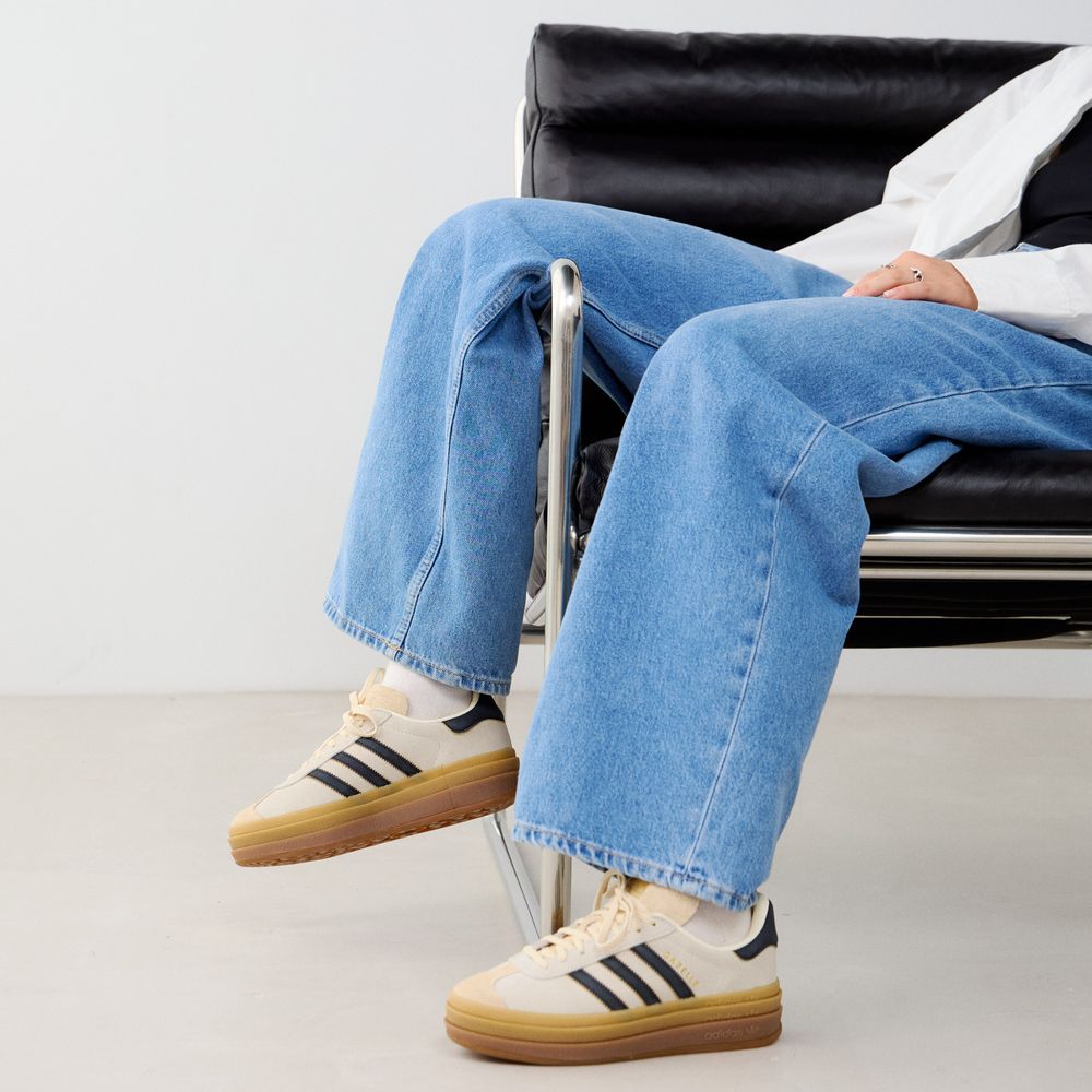 Adidas Originals Gazelle Bold - Beige/noir