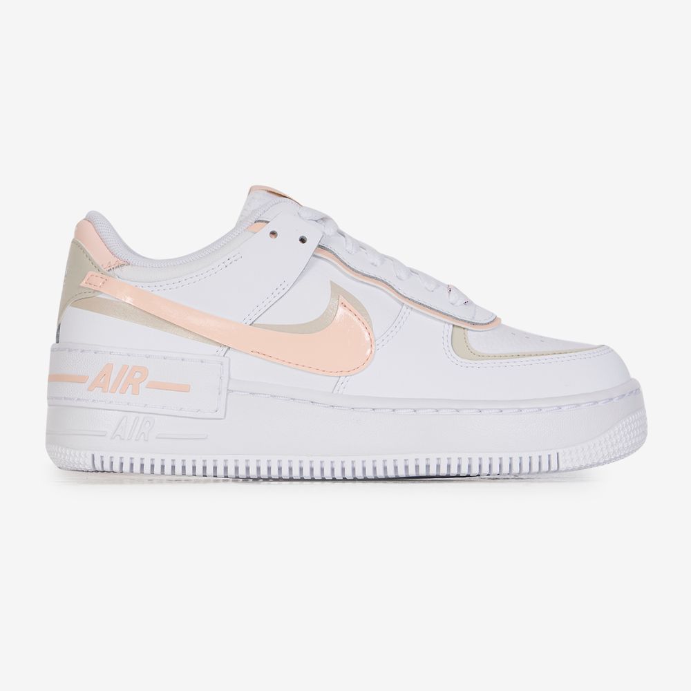 Nike Air Force 1 Shadow - Blanc/corail