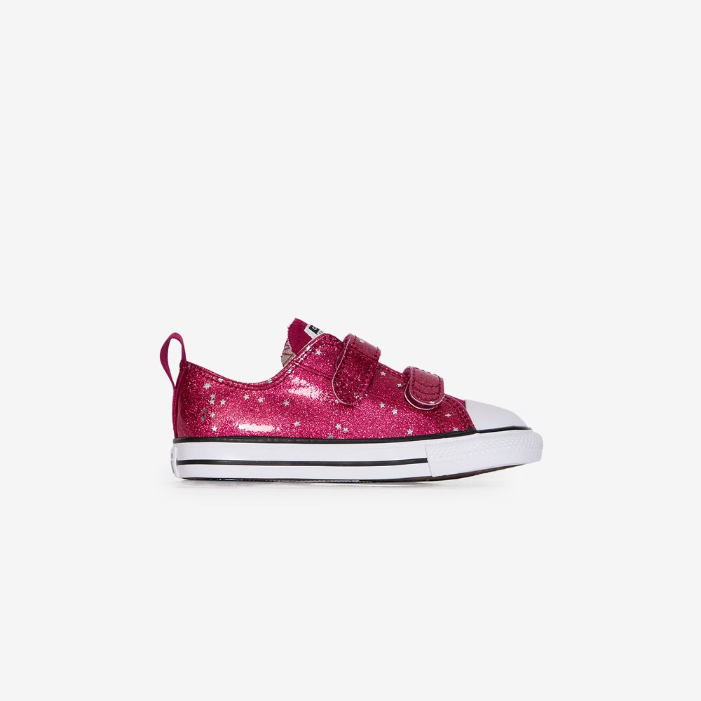 Converse Chuck Taylor All Star Ox Cf Glitter - Rose/blanc