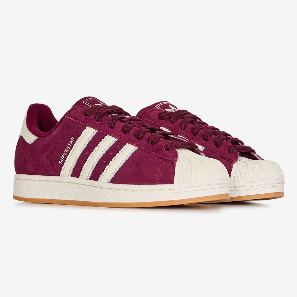 Adidas Originals Superstar II Suede - Bordeaux/blanc