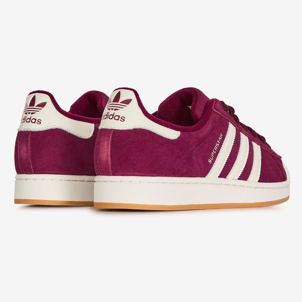 Adidas Originals Superstar II Suede - Bordeaux/blanc