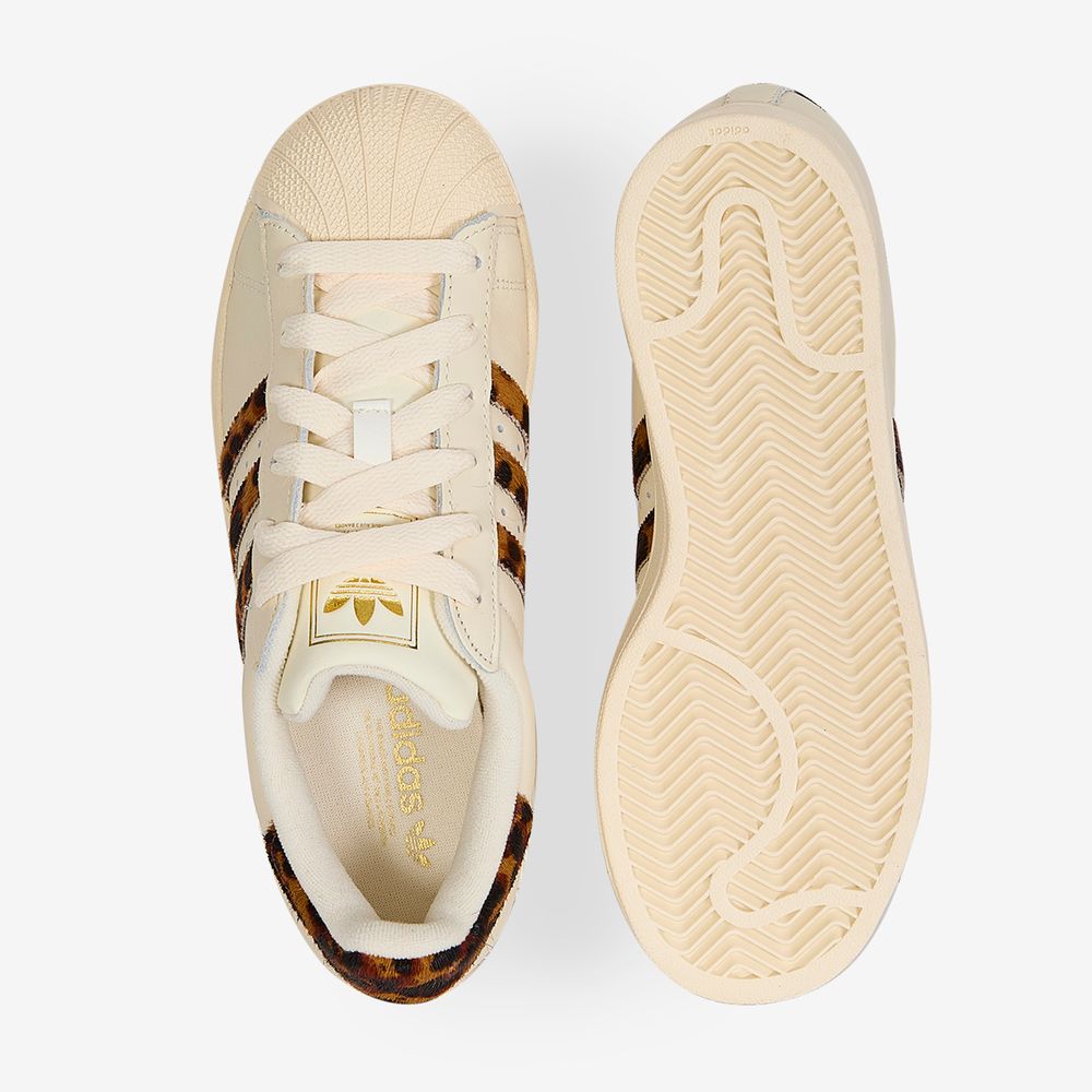 Adidas Originals Superstar II Cheetah - Ecru/marron