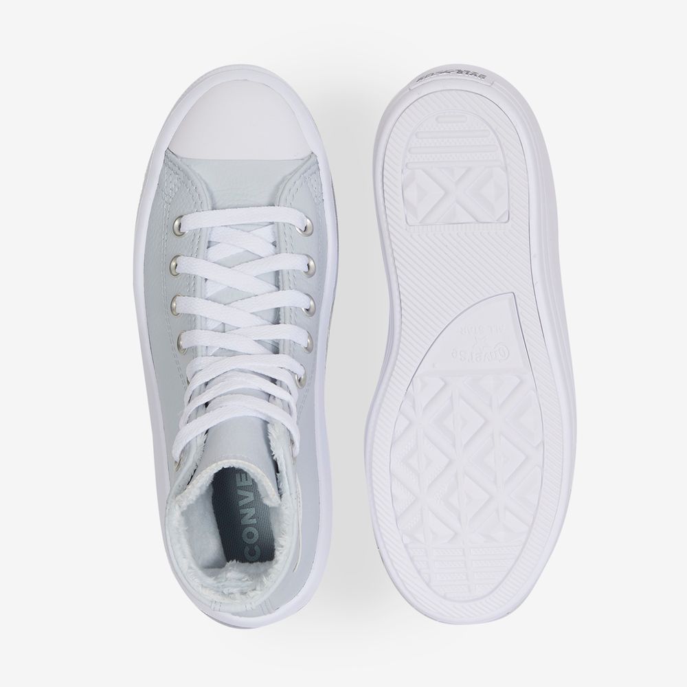 Converse Chuck Taylor All Star Move Hi Cozy - Bleu/blanc