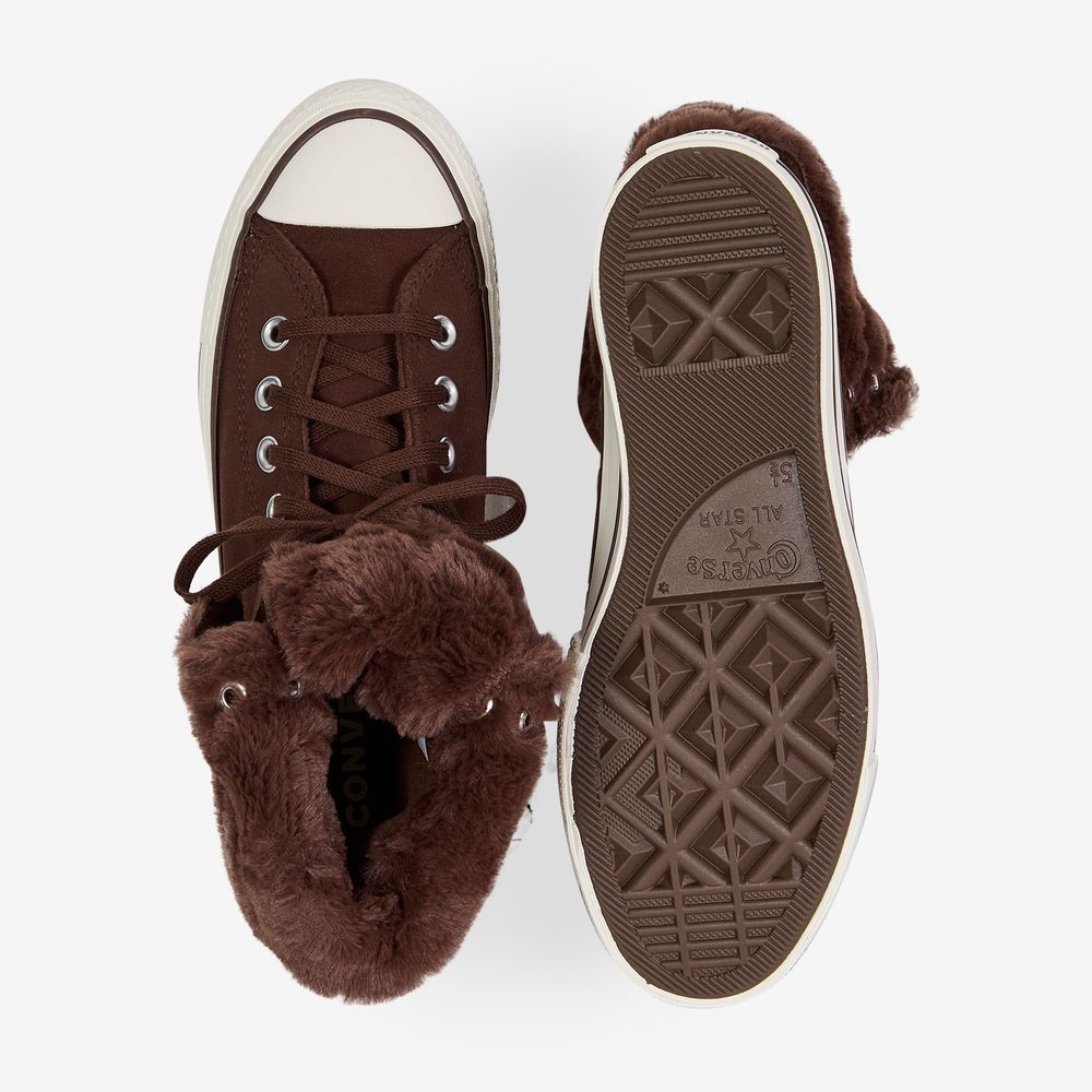 Converse Chuck Taylor Fold-Over Lift - Marron