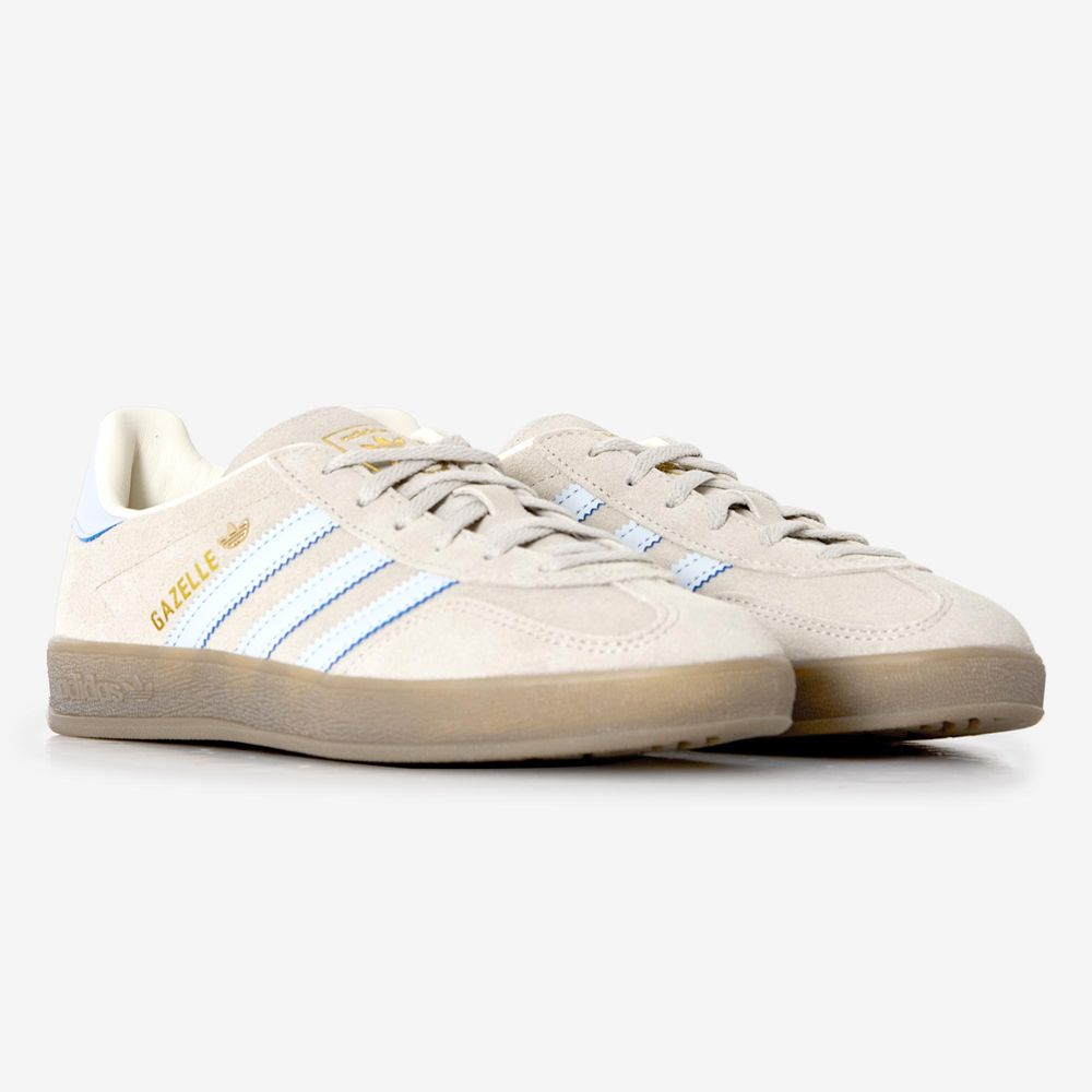 Adidas Originals Gazelle Indoor - Beige/bleu