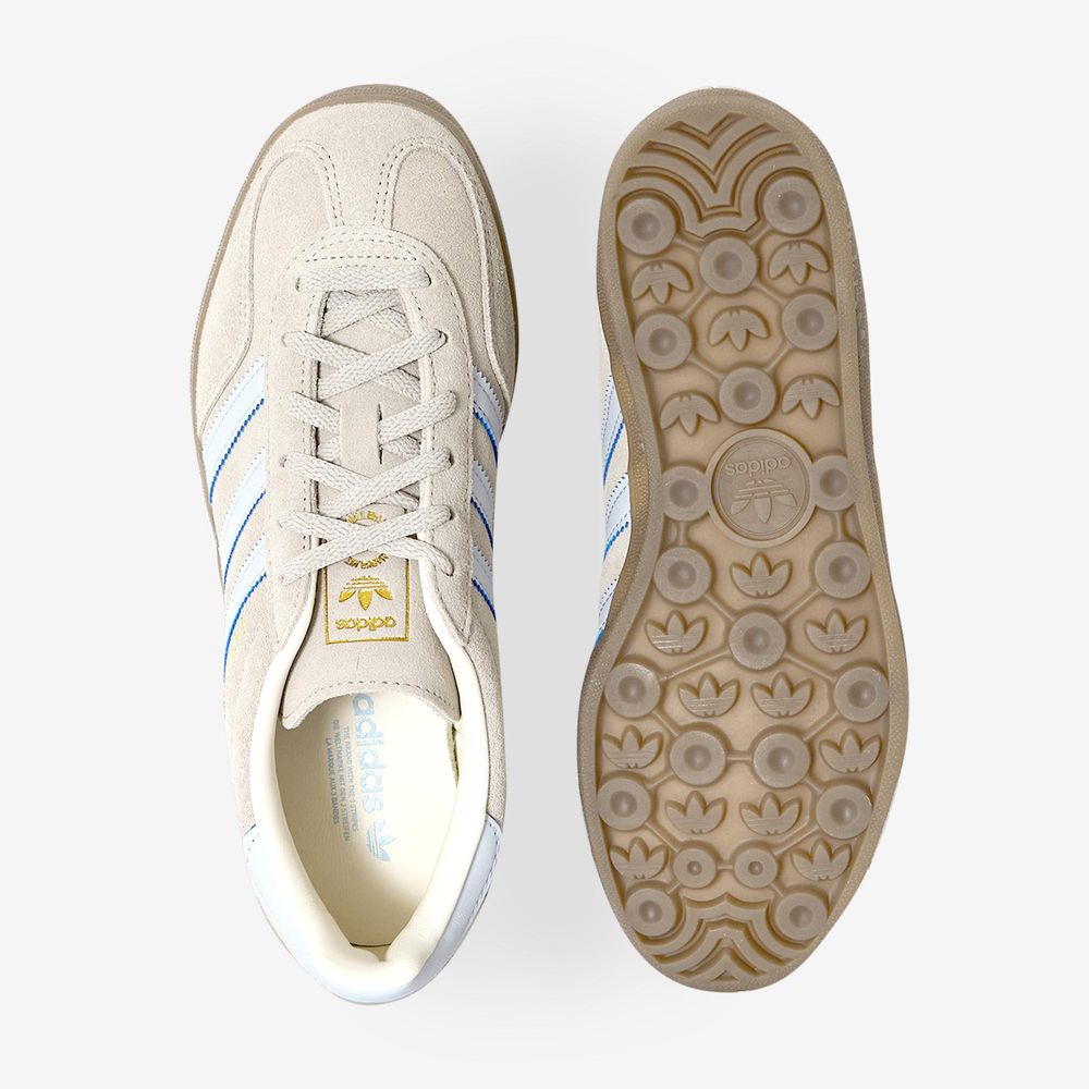 Adidas Originals Gazelle Indoor - Beige/bleu