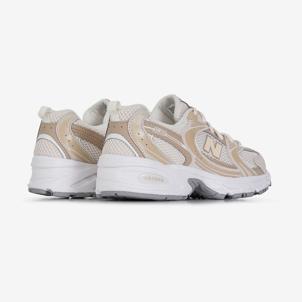 New Balance 530 Suede - Beige/blanc