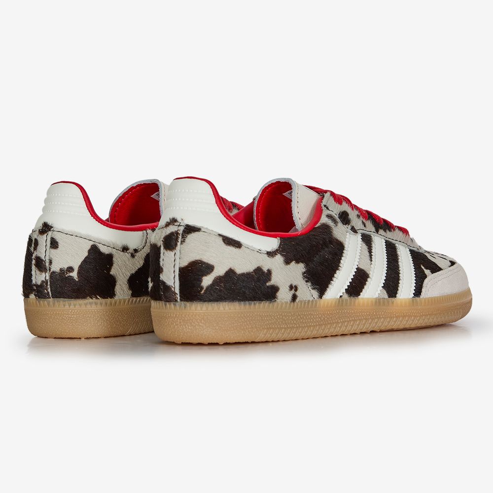 Adidas Originals Samba OG Cow Pony Hair - Marron/rouge