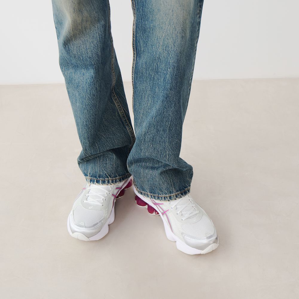 Asics Gel-Kinetic Fluent - Blanc/rose