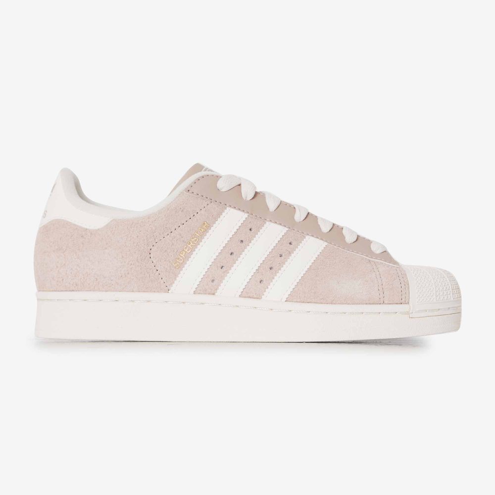 Adidas Originals Superstar II Suede - Beige/blanc