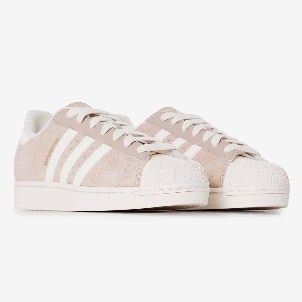 Adidas Originals Superstar II Suede - Beige/blanc