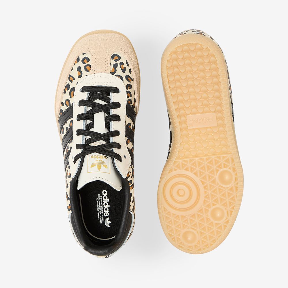Adidas Originals Samba OG Leopard - Beige/noir