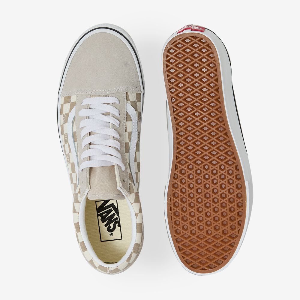 Vans Old Skool - Beige/blanc