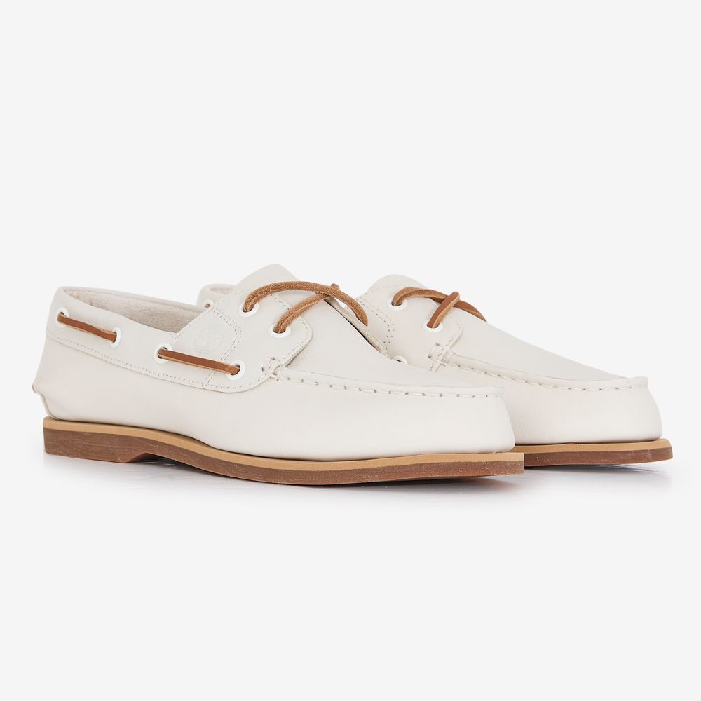 Timberland Classic Boat - Blanc