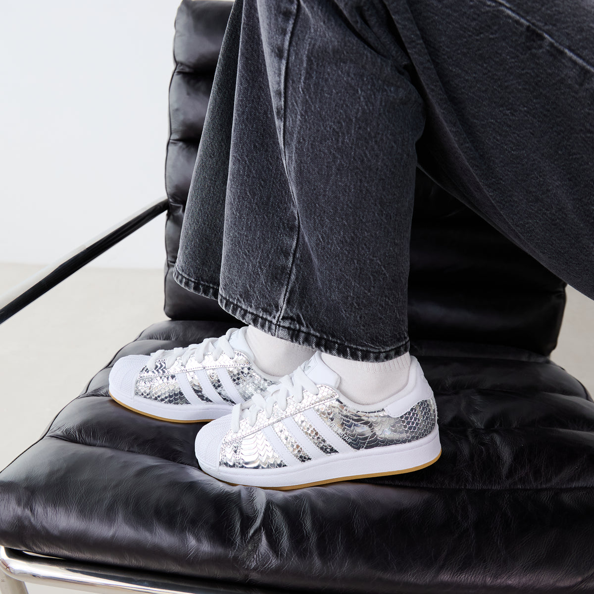 Adidas Originals Superstar II Reptile - Argent