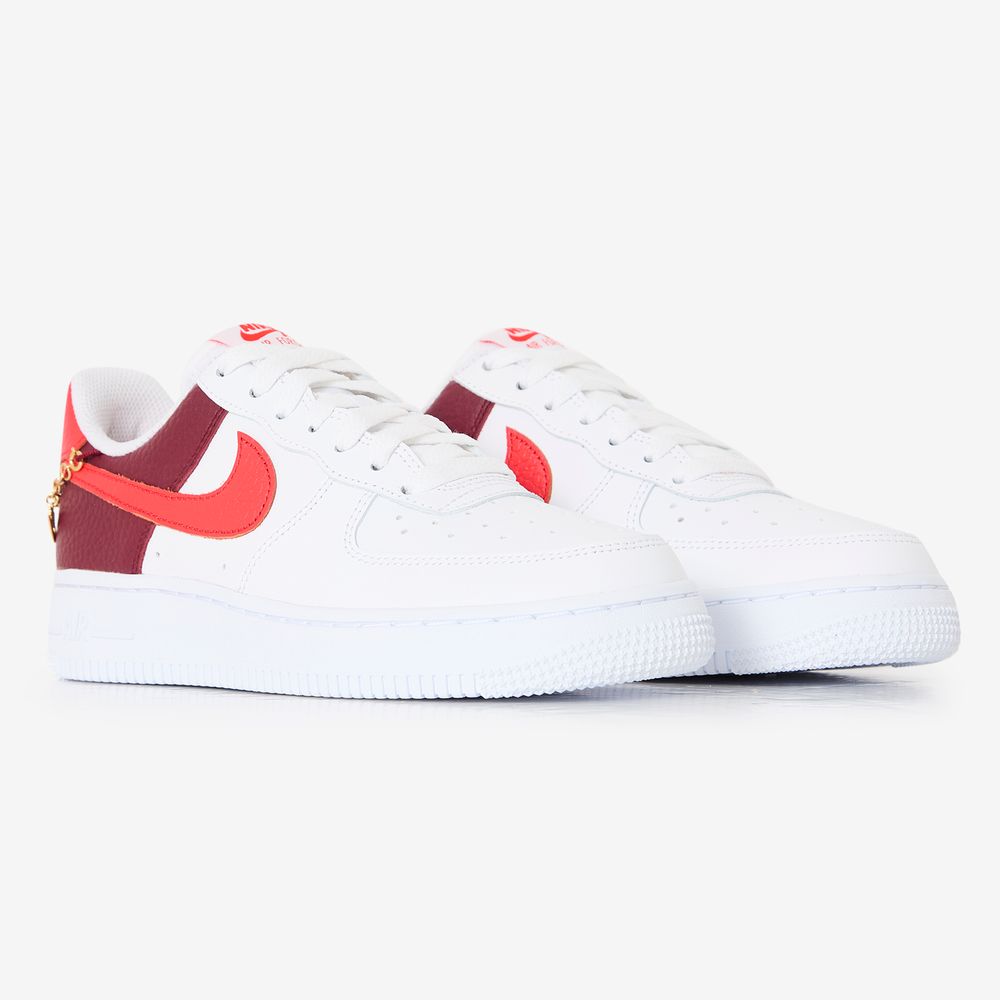 Nike Air Force 1 Low Jewel - Blanc/rouge/bordeaux