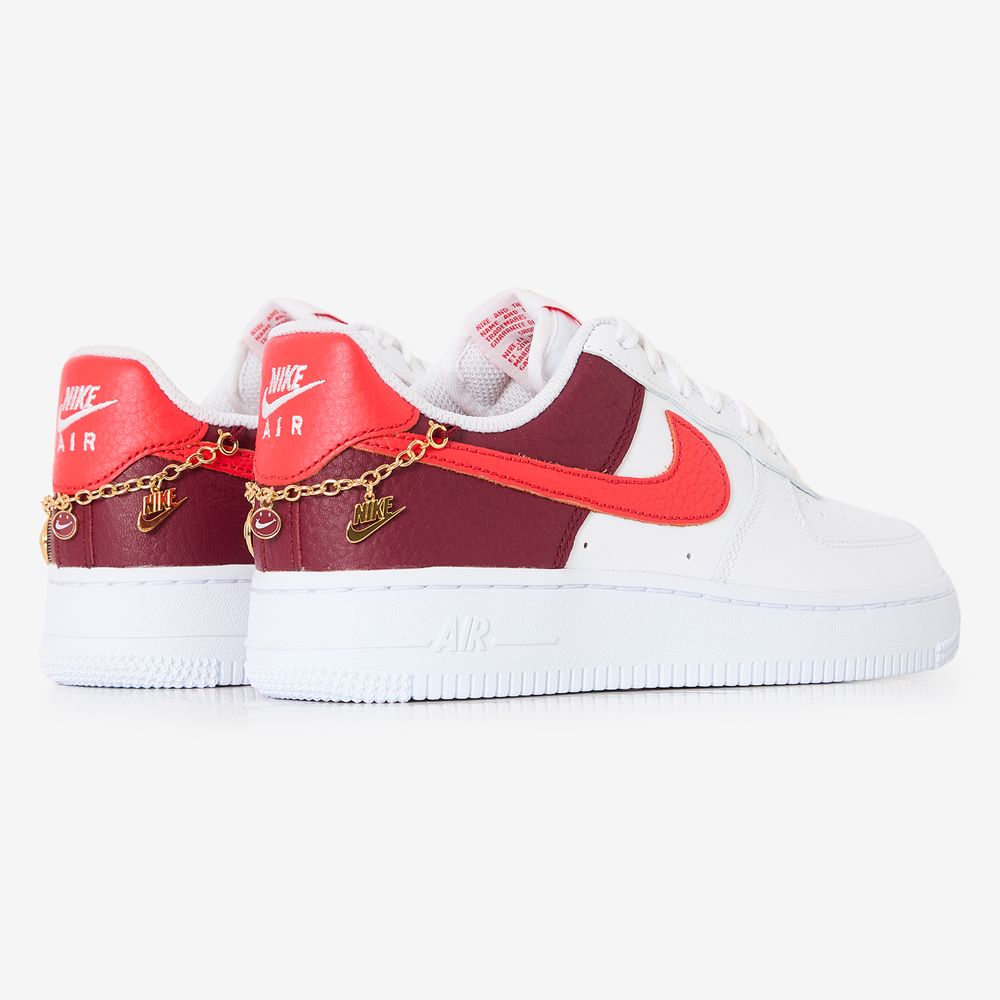 Nike Air Force 1 Low Jewel - Blanc/rouge/bordeaux