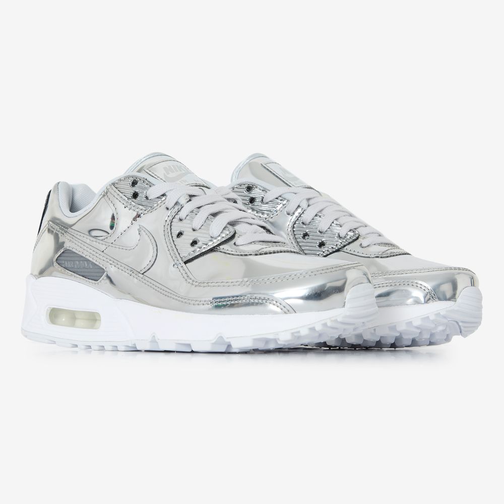 Nike Air Max 90 - Argent/blanc