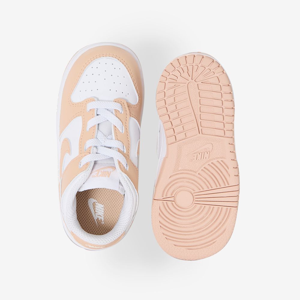 Nike Dunk Low - Beige/blanc