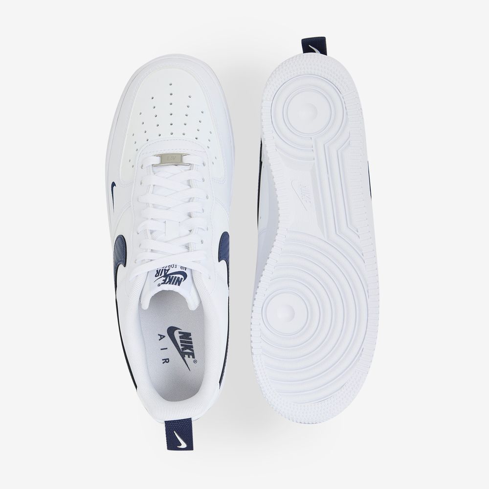 Nike Air Force 1 Low Mini Swoosh - Blanc/bleu