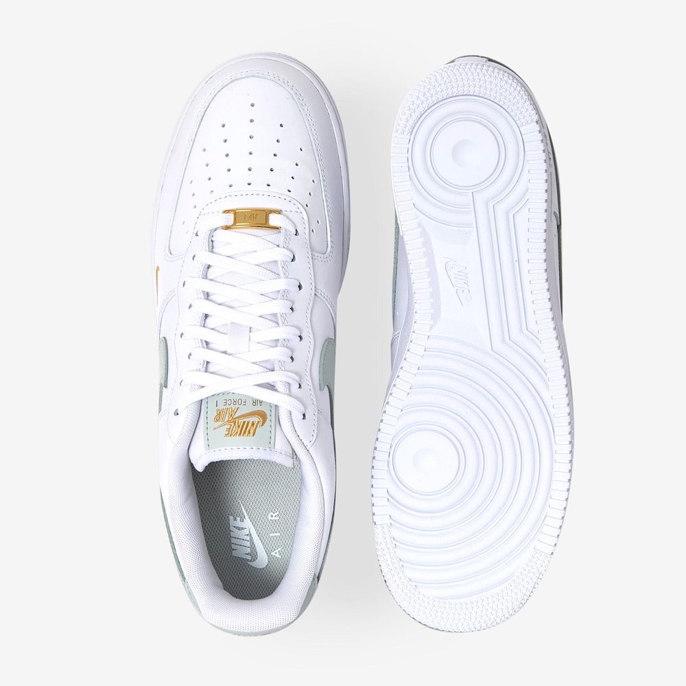 Nike Air Force 1 Low Mini Swoosh - Blanc/gris