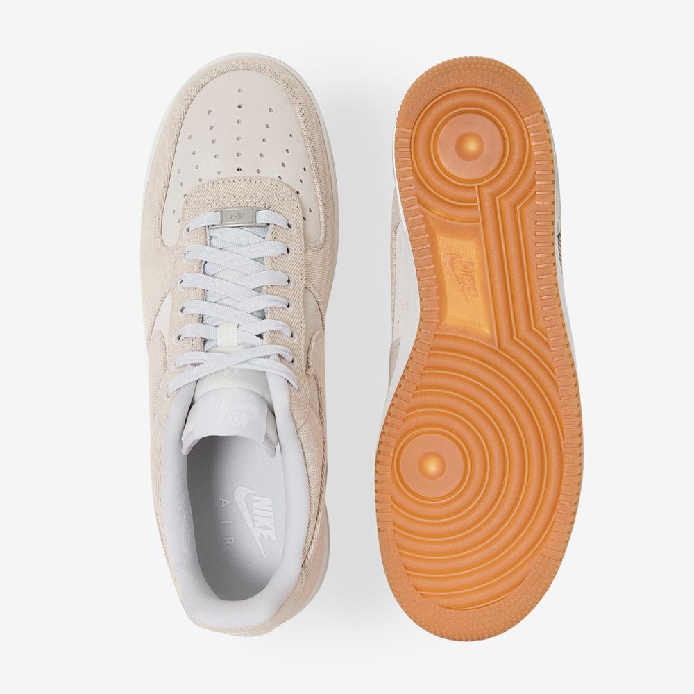 Nike Air Force 1 Low Denim - Gris/blanc