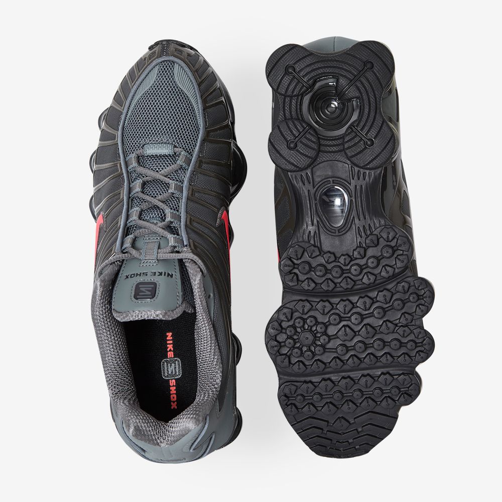 Nike Shox Tl - Gris/rouge