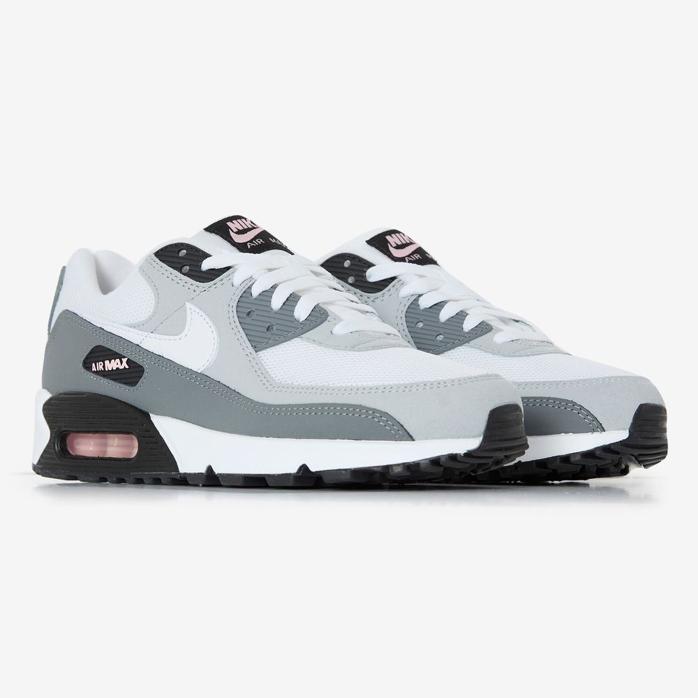 Nike Air Max 90 - Blanc/gris/rose