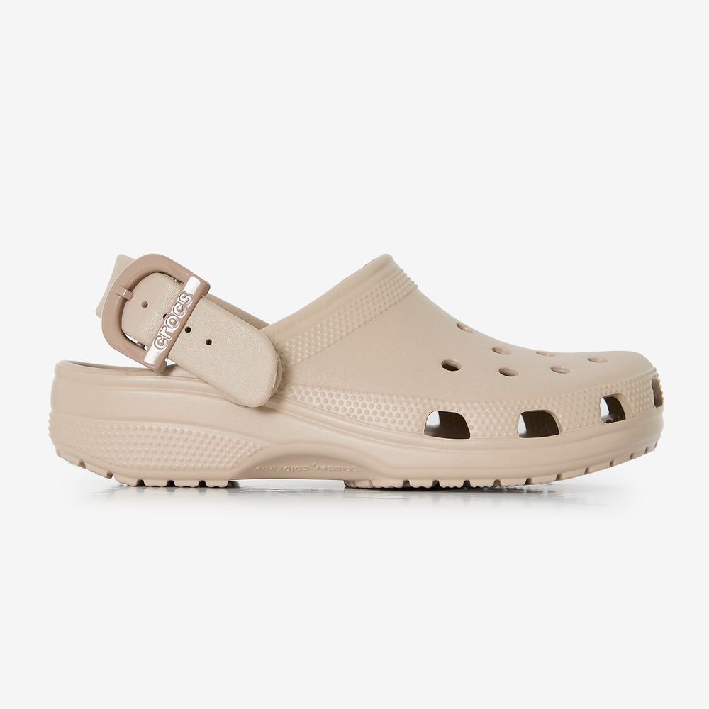 Crocs Classic Buckle Clog - Beige