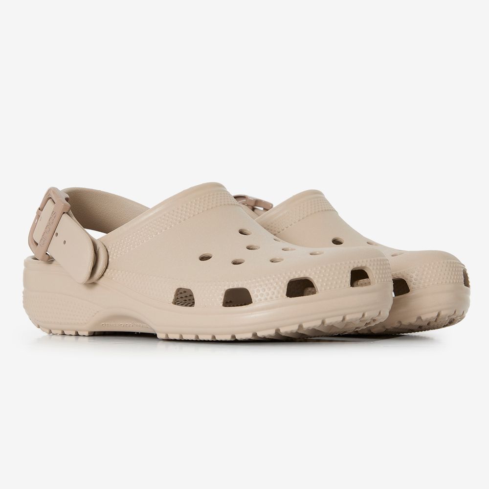 Crocs Classic Buckle Clog - Beige
