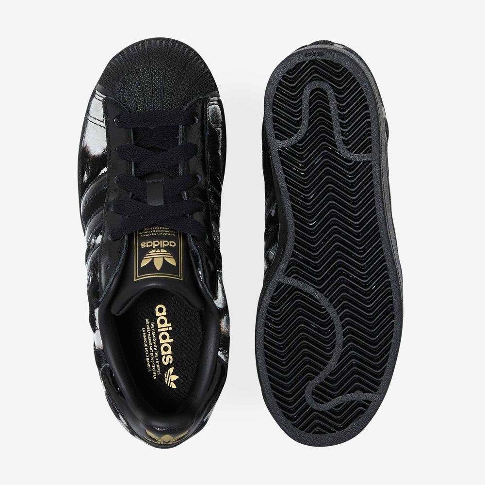Adidas Originals Superstar II Metallic Pony Hair - Noir/argent