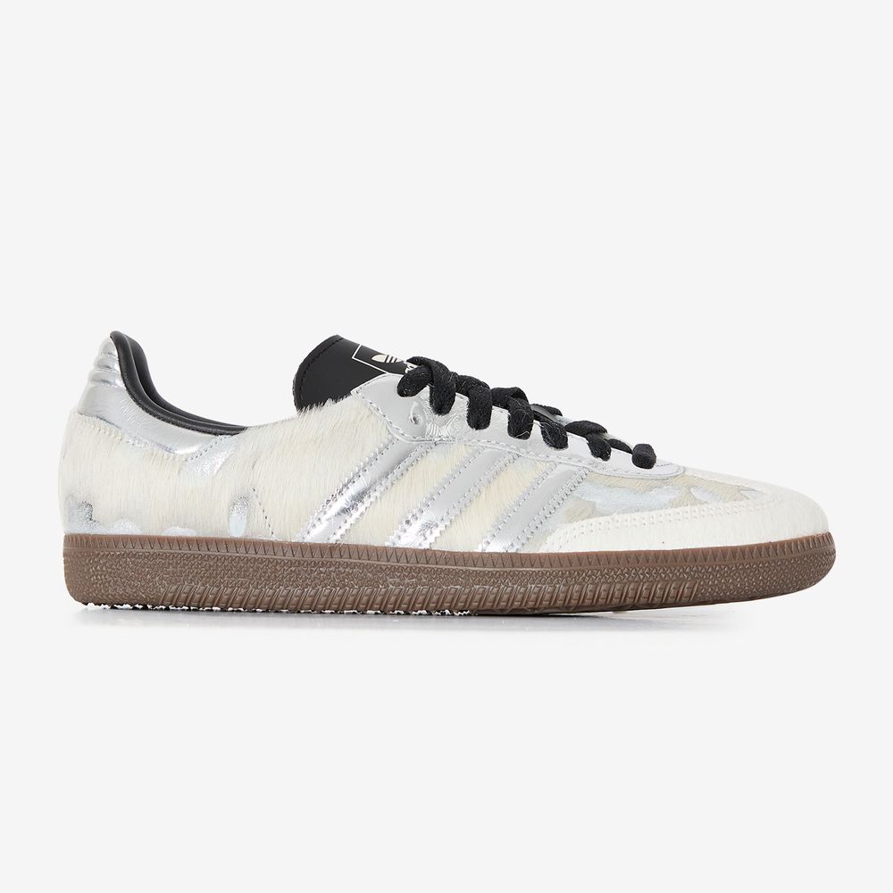 Adidas Originals Samba OG Metallic Pony Hair - Beige/argent